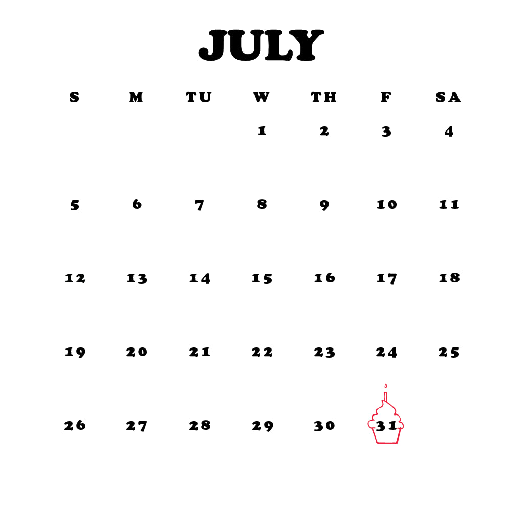 2026 TUNA MELTS MY HEART CALENDAR
