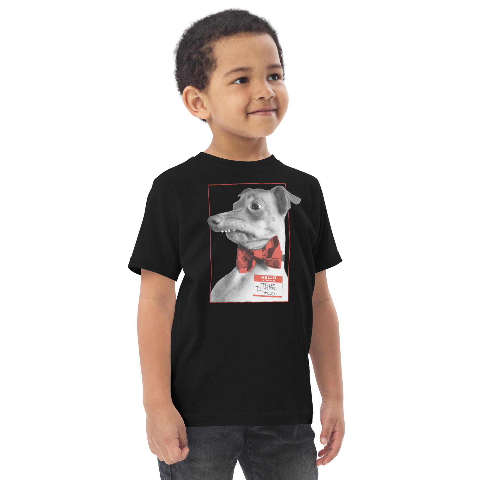 Hello My Name Is PHTEVEN Toddler Tee