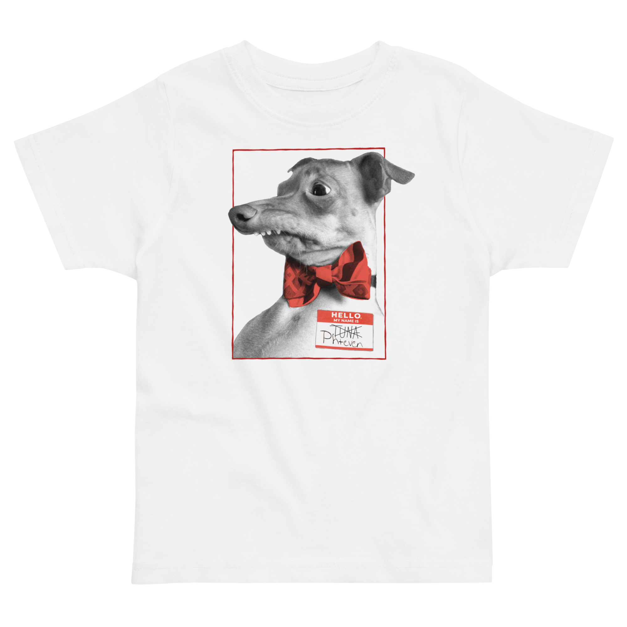 Hello My Name Is PHTEVEN Toddler Tee
