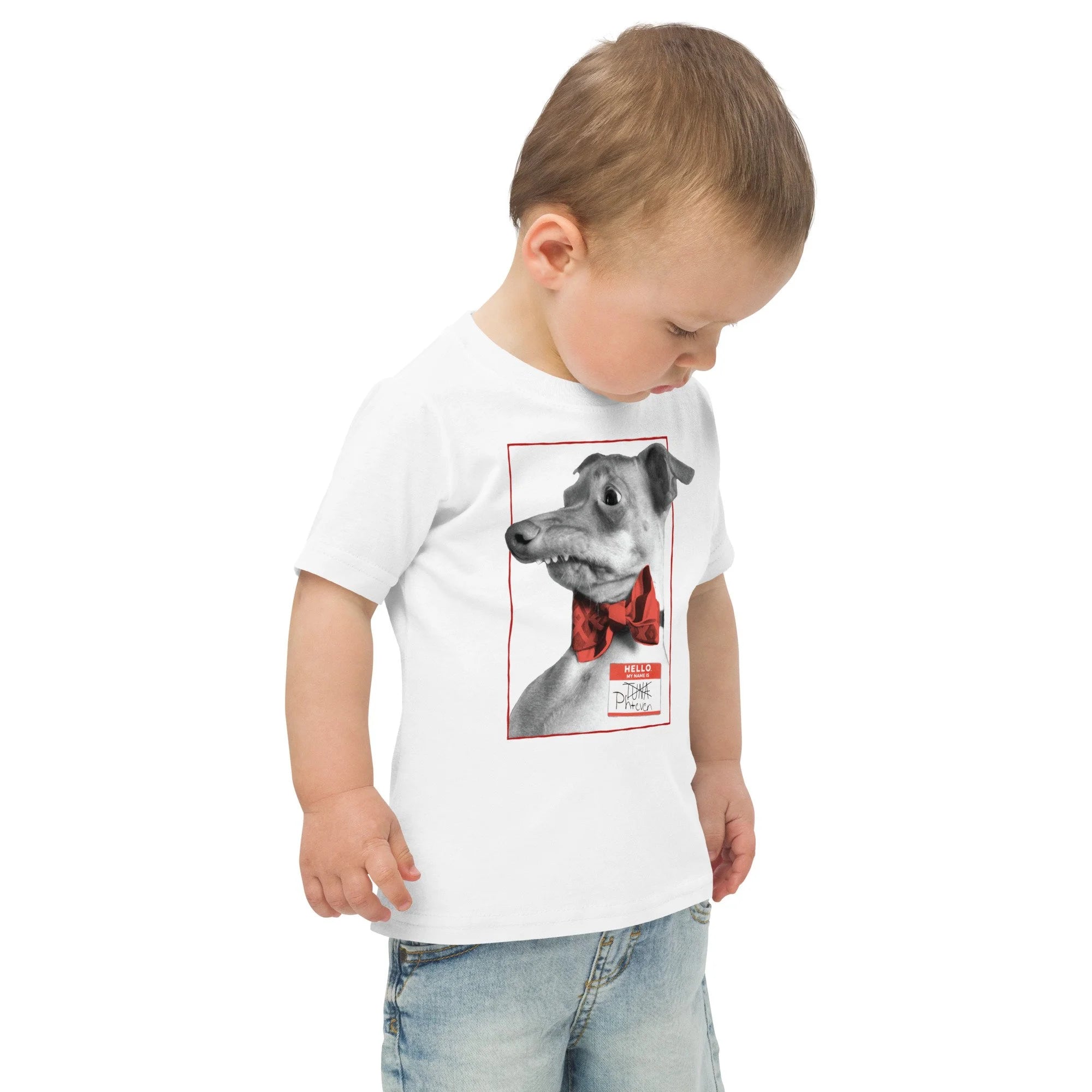 Hello My Name Is PHTEVEN Toddler Tee