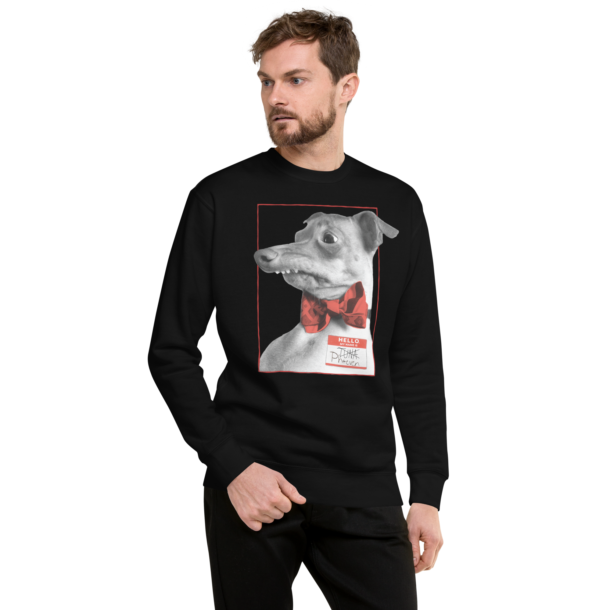 Hello My Name Is PHTEVEN Unisex Premium Sweatshirt