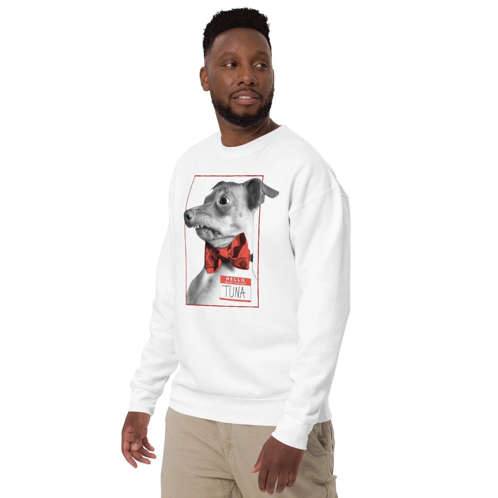 Hello I Will Melt Your Heart TUNA Unisex Premium Sweatshirt