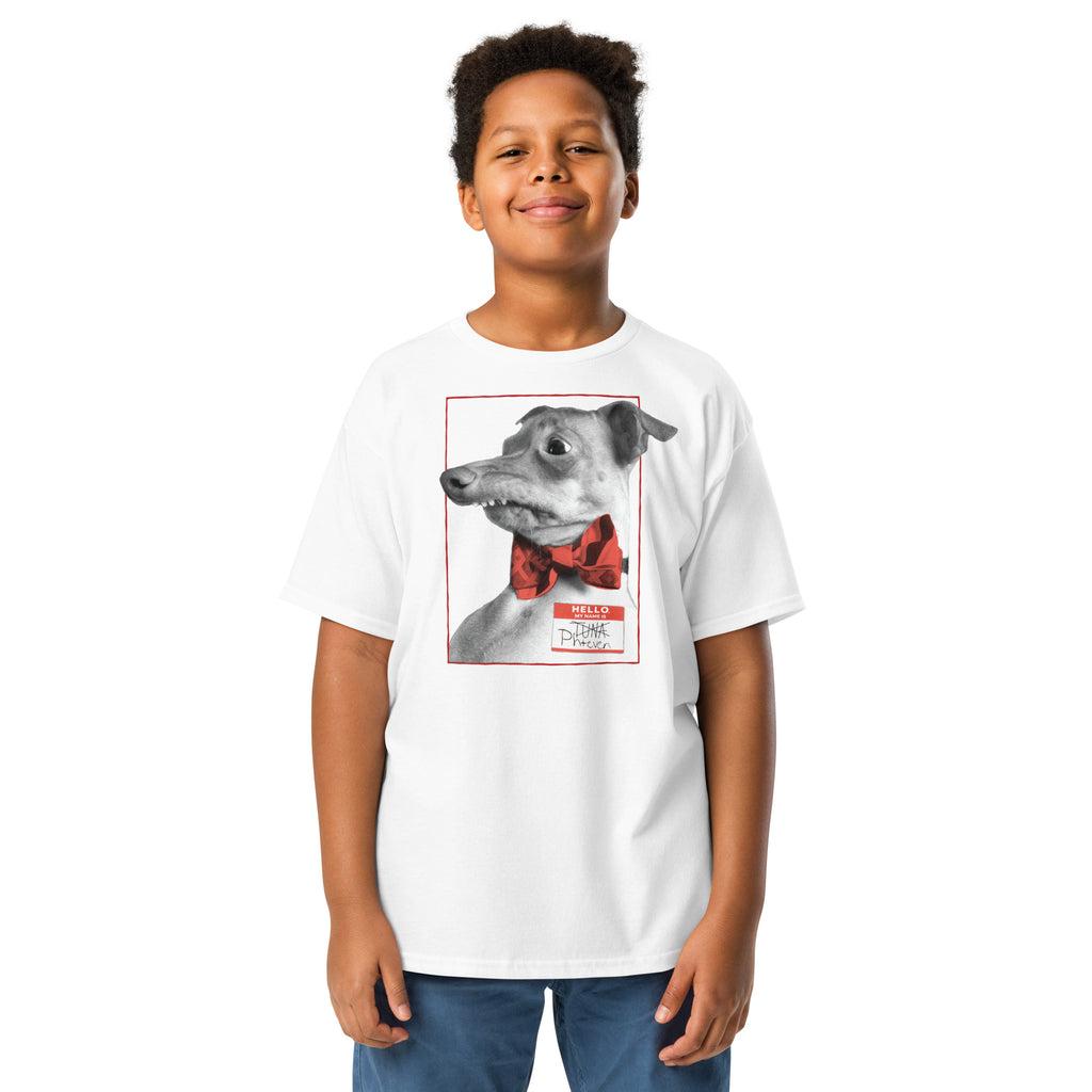 Hello My Name Is PHTEVEN Youth Classic Tee
